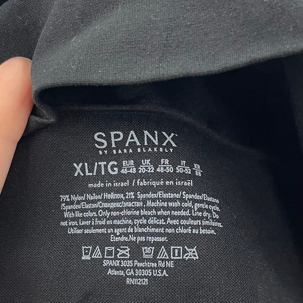 NWT Spanx Lounge-Hooray Racerback Bralette Black XL - Picture 5 of 6